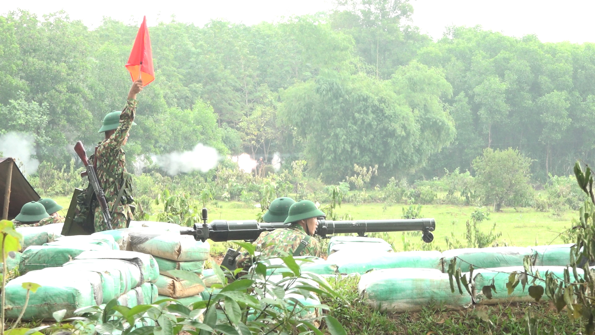 Sư đoàn 968, Quân khu 4: Diễn tập có thực binh bắn đạn thật